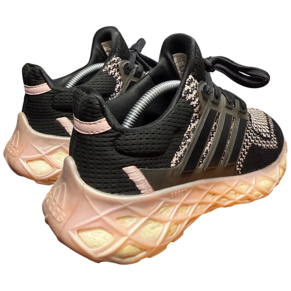 ADIDAS Ultraboost Web DNA Women's 5.5 Sneakers Core Black Clear Pink Shoes